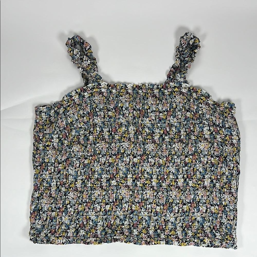 Multicolor flora Textured Women's Top
